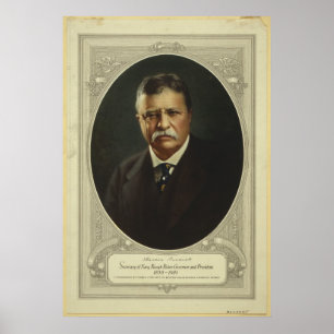 President Theodore Roosevelt av Forbes Lithografi Poster