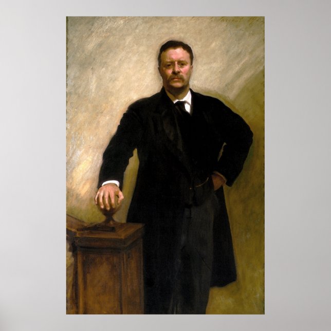 President Theodore Roosevelt John Singer Sargent Poster (Framsidan)