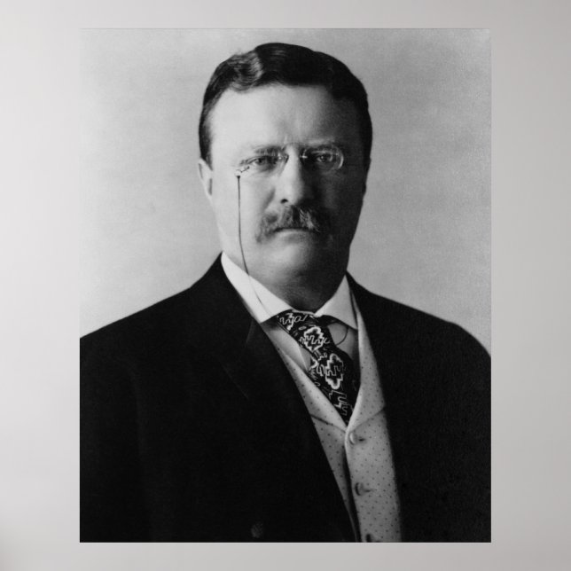 President Theodore Roosevelt Portait Poster (Framsidan)