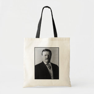 President Theodore Roosevelt Porträtt Large Tote B Tygkasse