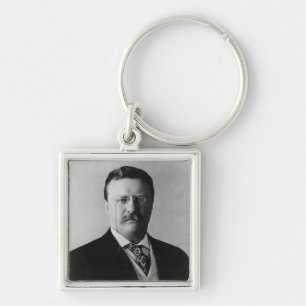 President Theodore Roosevelt Porträtt Nyckelring