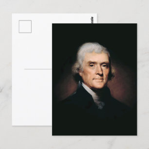 President Thomas Jefferson Vykort