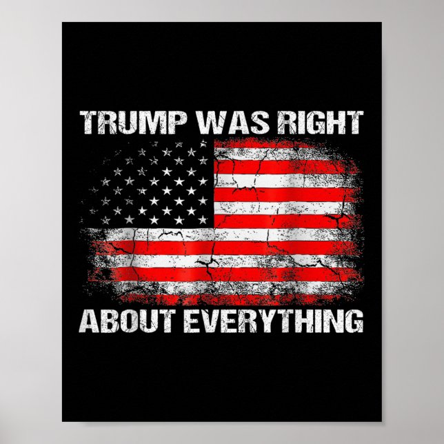 President Trast var Höger om allt Poster (Framsidan)