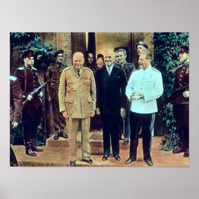President Truman och Joseph Stalin Poster (Framsidan)