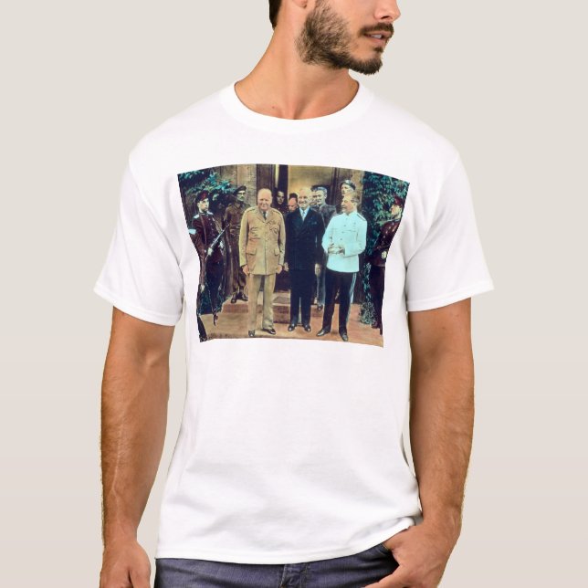 President Truman och Joseph Stalin T-shirt (Framsida)