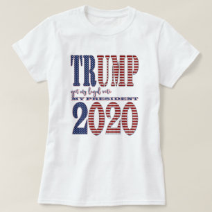 President Trump 2020 har min omröstning T Shirt