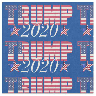President Trump 2020 Mönster Fabric Tyg