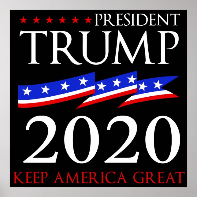 President Trump 2020 Poster (Framsidan)