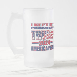 President Trump 2024 Frostat Ölglas