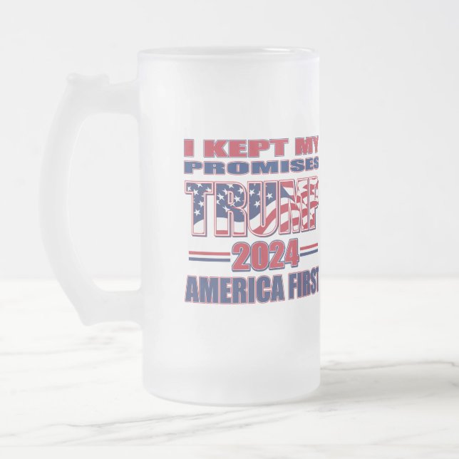 President Trump 2024 Frostat Ölglas (Vänster)