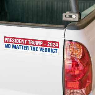 President Trump 2024 No Matter-dom Bildekal