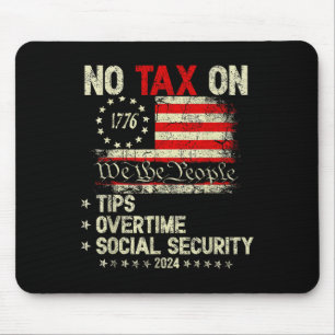 President Trump 2024 no Tax on Tips Overtime Musmatta