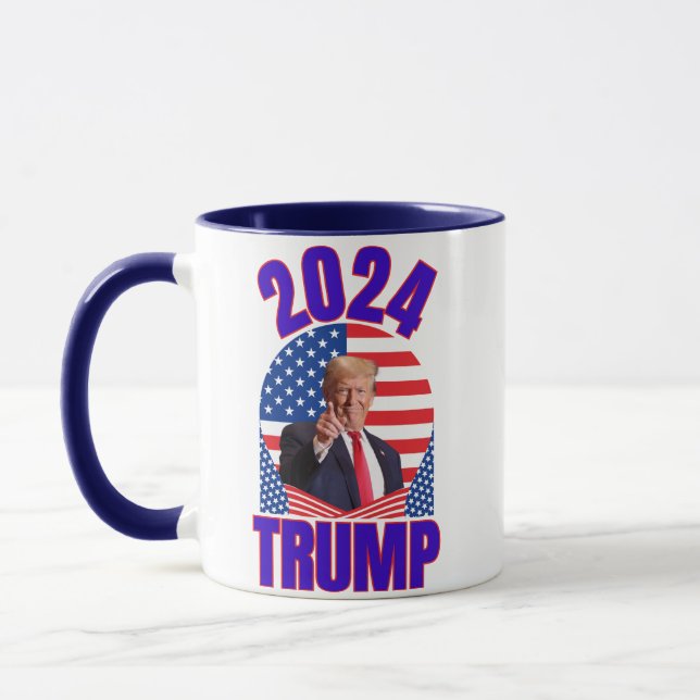 President TRUMP 2024 U.S.A. Mugg (Vänster)