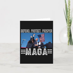 President Trump 45 47 Mega Defend Protect Prosper Kort