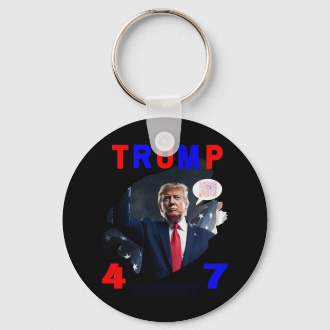 President Trump #47 Nyckelring (Framsida)