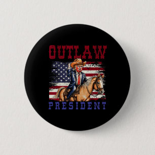 President Trump CowboyTrump 2024 dömd Felon Knapp