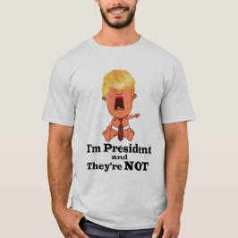 President Trump, Donald Trump, Gråt Baby, Man Chil Tee