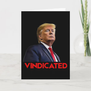President Trump frikänd Kort