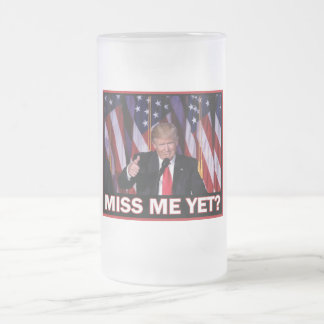 President Trump fröken mig än Frostat Ölglas