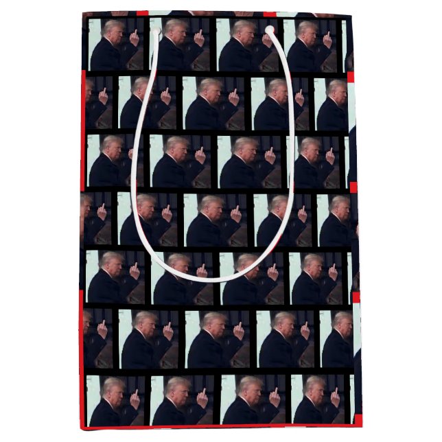 President Trump ger fingret (Framsidan)