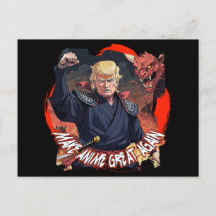 President Trump Gör Anime Stort Igen Vykort