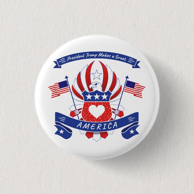 President Trump Gör en Underbar AMERIKA Knapp (Framsida)