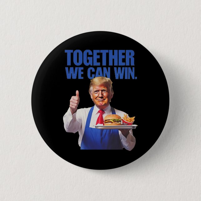 President Trump gör pommes frites  Knapp (Framsida)