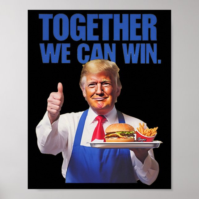 President Trump Gör pommes frites  Poster (Framsidan)
