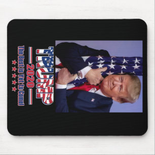 President Trump Hugger, den amerikanska Flagga Musmatta