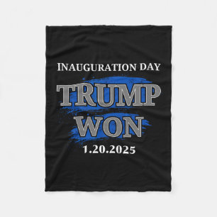 President Trump Inauguration Day 2025 Memorabilia Fleecefilt