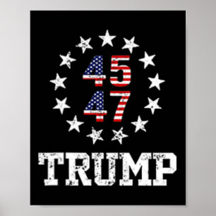 President Trump Inauguration Day 2025 Memorabilia Poster