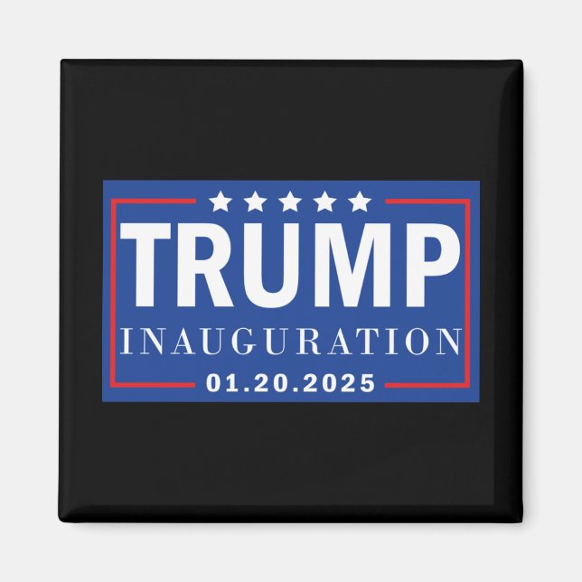 President Trump Inauguration Day januari 2011 Magnet (Framsidan)