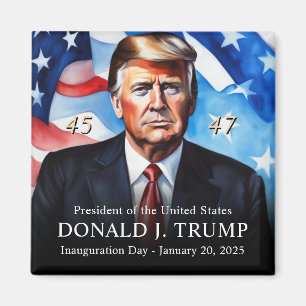 President Trump Inauguration Day Keepsaké Magnet