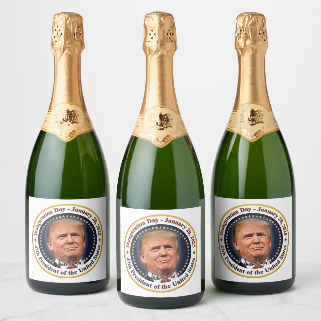 President Trump invigning dag 20 januari 2025 (Flaskor)