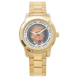 President Trump invigning dag 20 januari 2025 Armbandsur