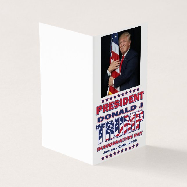 President Trump-invigning Kort (Utsida)