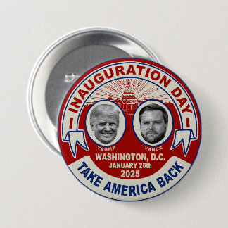 President Trump Invigningssdags Suvenir Retro Knapp