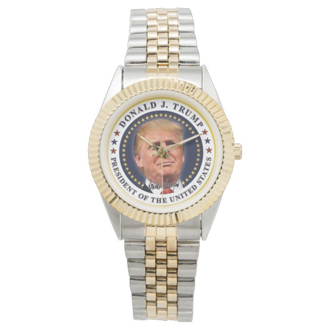 President Trump invigningssouvenir Armbandsur (Framsida)