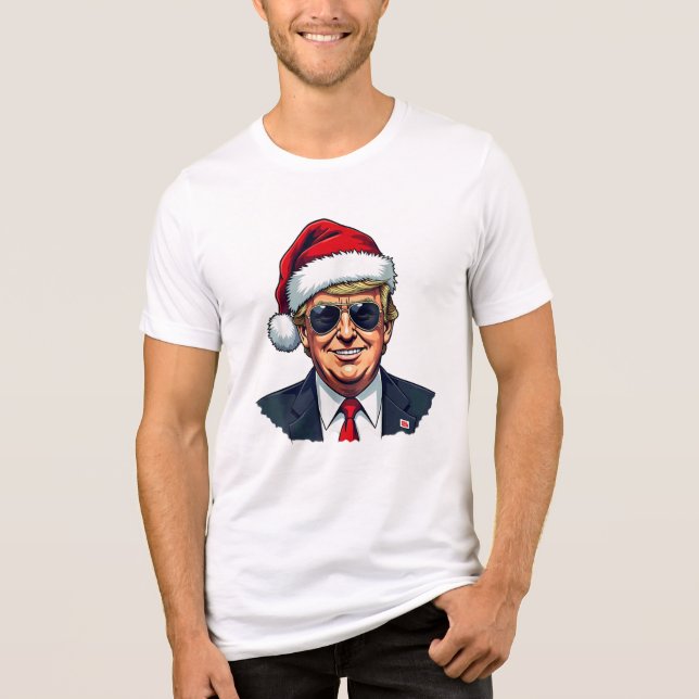 President Trump jul för att ta tillbaka Amerika T Shirt (Framsida)