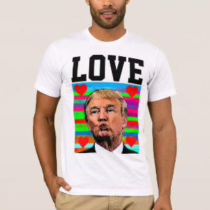 PRESIDENT TRUMP KÄRLEK RAINBOW 2024 T-SHIRTS