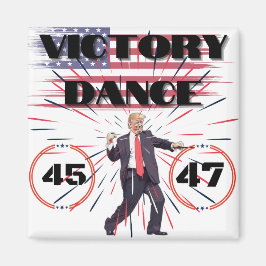 President Trump-kylskåp Magnet Dance