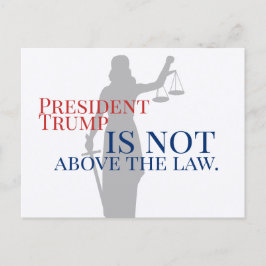 President Trump ligger inte över Lag Dam-rättvisan Vykort