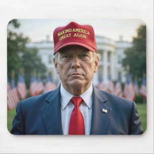 President Trump med Red MAGA Hat Musmatta
