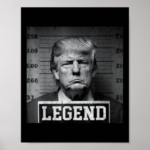 President Trump Mugg Shot Poster
