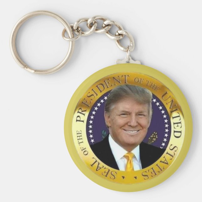 PRESIDENT TRUMP NYCKELRING (Framsidan)