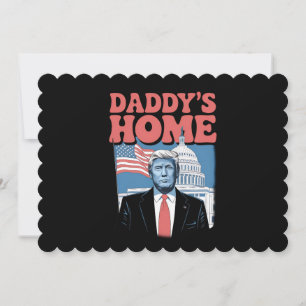 President Trump Pappa är hemma Ta Amerika tillbaka Inbjudningar