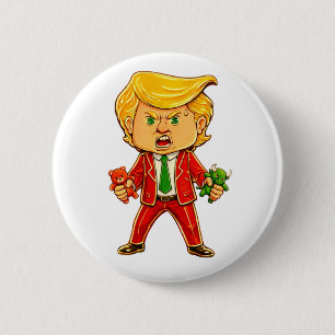 President Trump Pin Rolig Trump Investera Trump Me Knapp