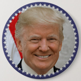 President Trump Porträtt (XT-20181023-1520) Knapp