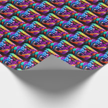 PRESIDENT TRUMP PSYCHEDLIC FÄRG