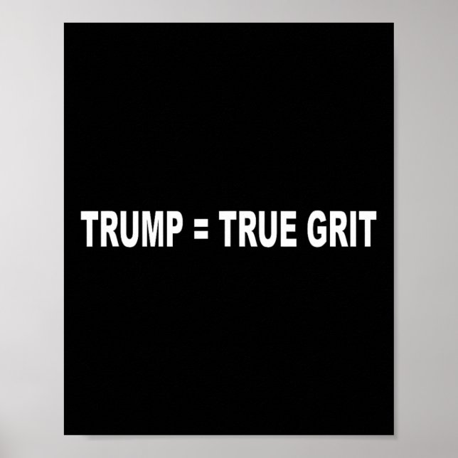 President Trump = Sant Ryggrad  Poster (Framsidan)